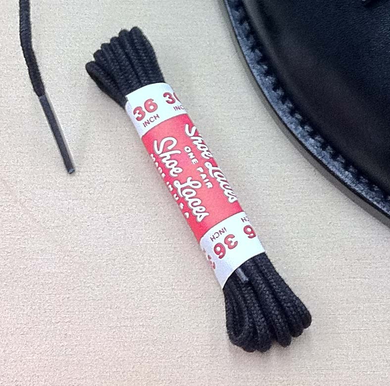 round cotton shoelaces